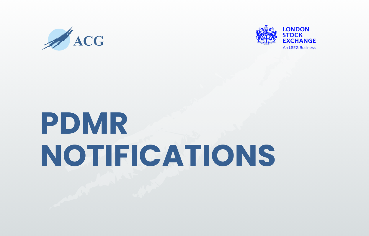 Pdmr Form Example Notification of Transactions by Persons Discharging Managerial ...